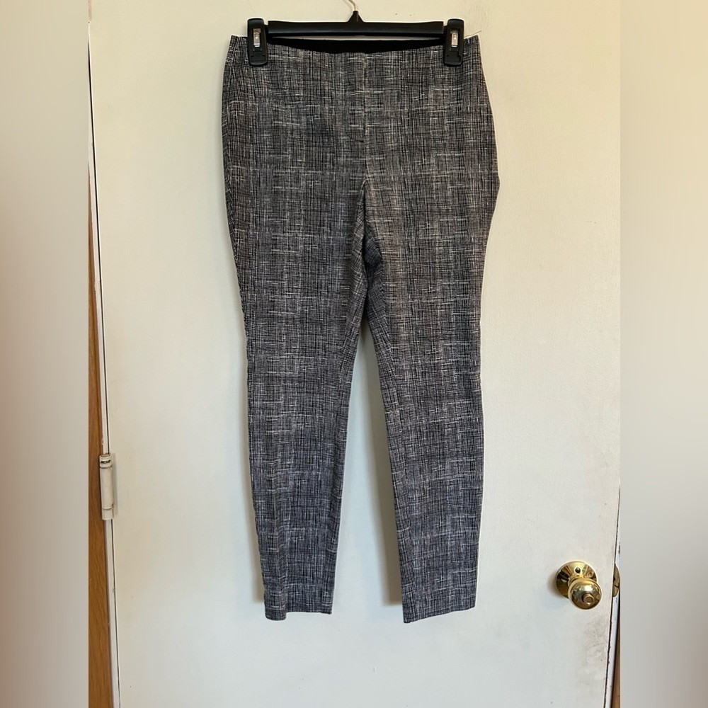 Alfani 4P black-and-white stretch pull on workwear pants